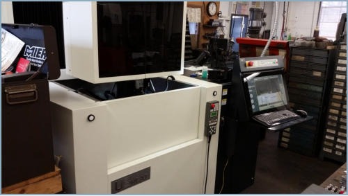 Wire EDM detail — Mier Machine and Tool