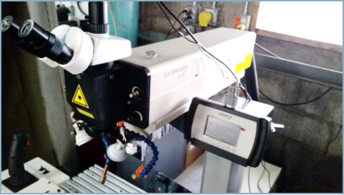 Laser welding detail — Mier Machine and Tool