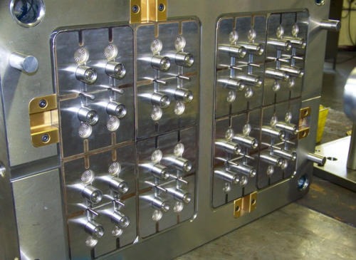 Twelve-cavity flip cap mold, cavity block