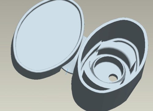 Mold assembly modelled in PTC Creo