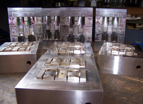 Roughed mold steel for the structural panel tool